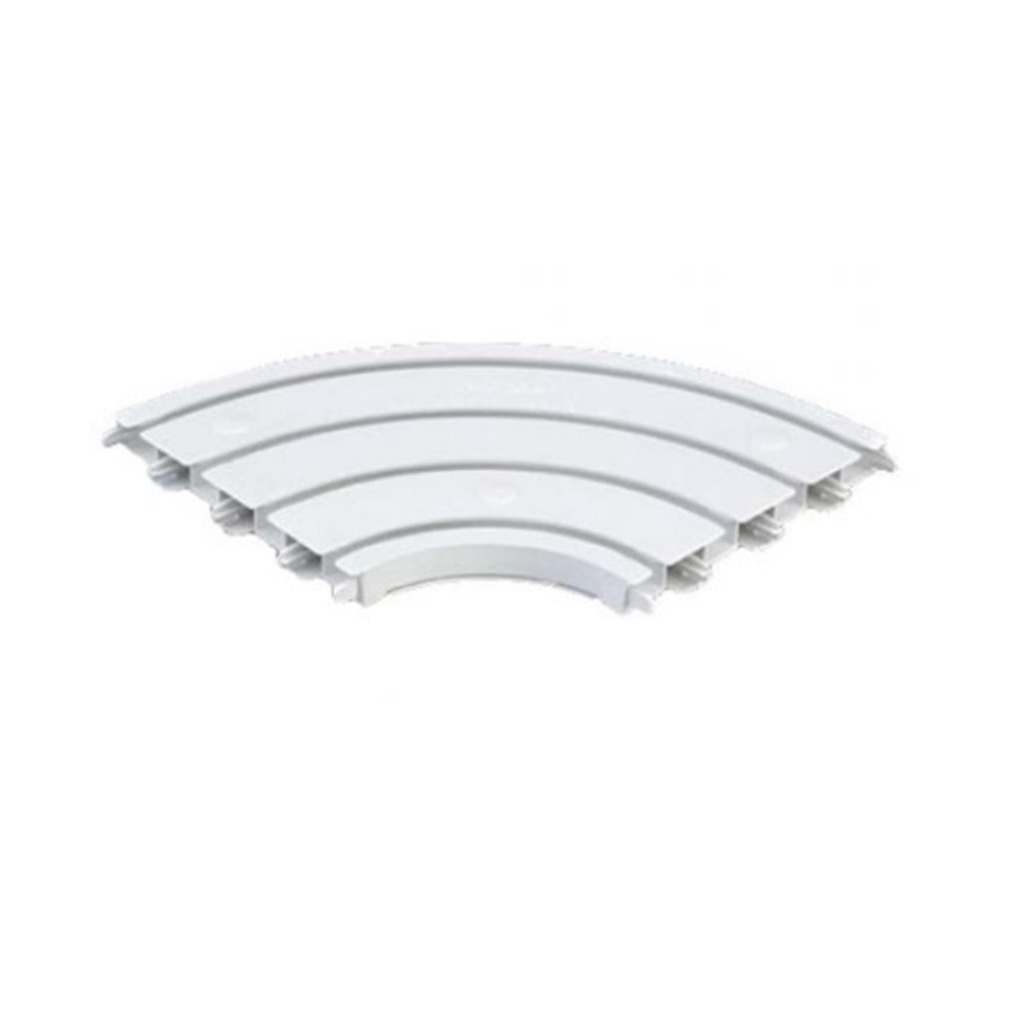 Dört Kanallı 90 Derece PVC Perde Ray Dönüşü -DKR490