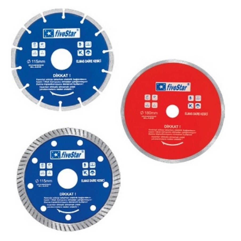Segmentli Daire Testere / Tuğla (115 mm) -FETS115